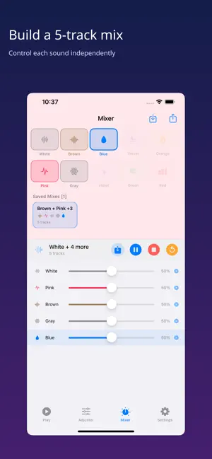 Noise Mixer: Sleep Sounds screenshot 1