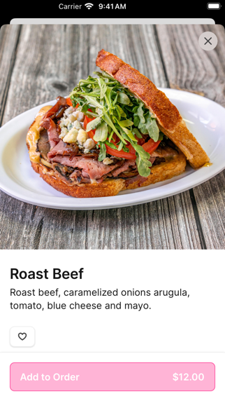 Bertha's Cafe & Catering iPhone screenshot 3 - Food & Drink app