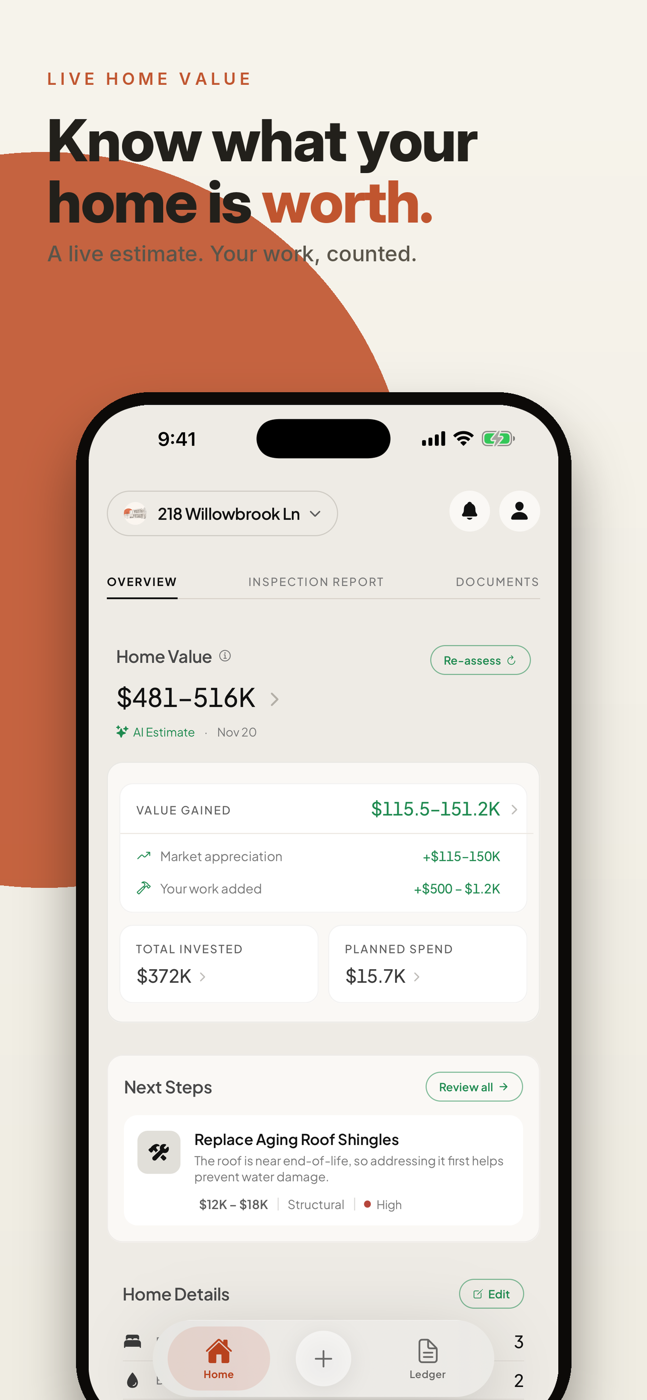 Legible Home: Project Tracker screenshot 2