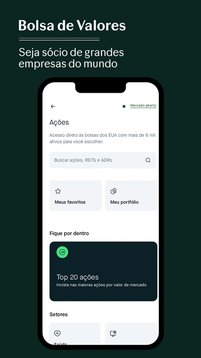 Avenue: Conta e Investimentos Screenshot