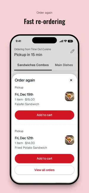 Time Out Restaurant screenshot 4