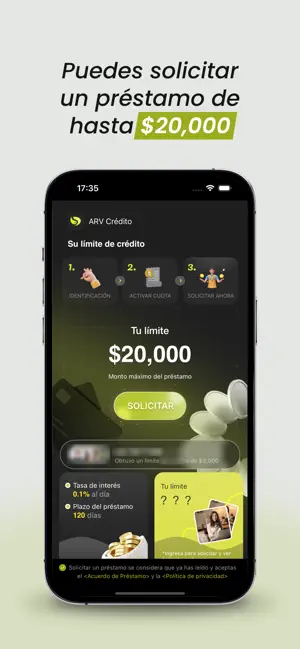 ARV Crédito-Préstamo de Dinero iPhone screenshot 1