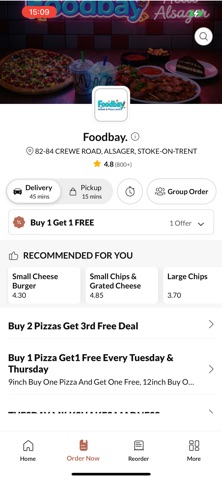 Foodbay Alsager iPhone screenshot