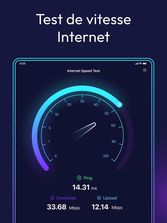 Screenshot #4 pour Test de vitesse réseau Wifi