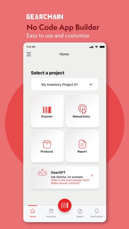 GearChain: Inventory & Barcode