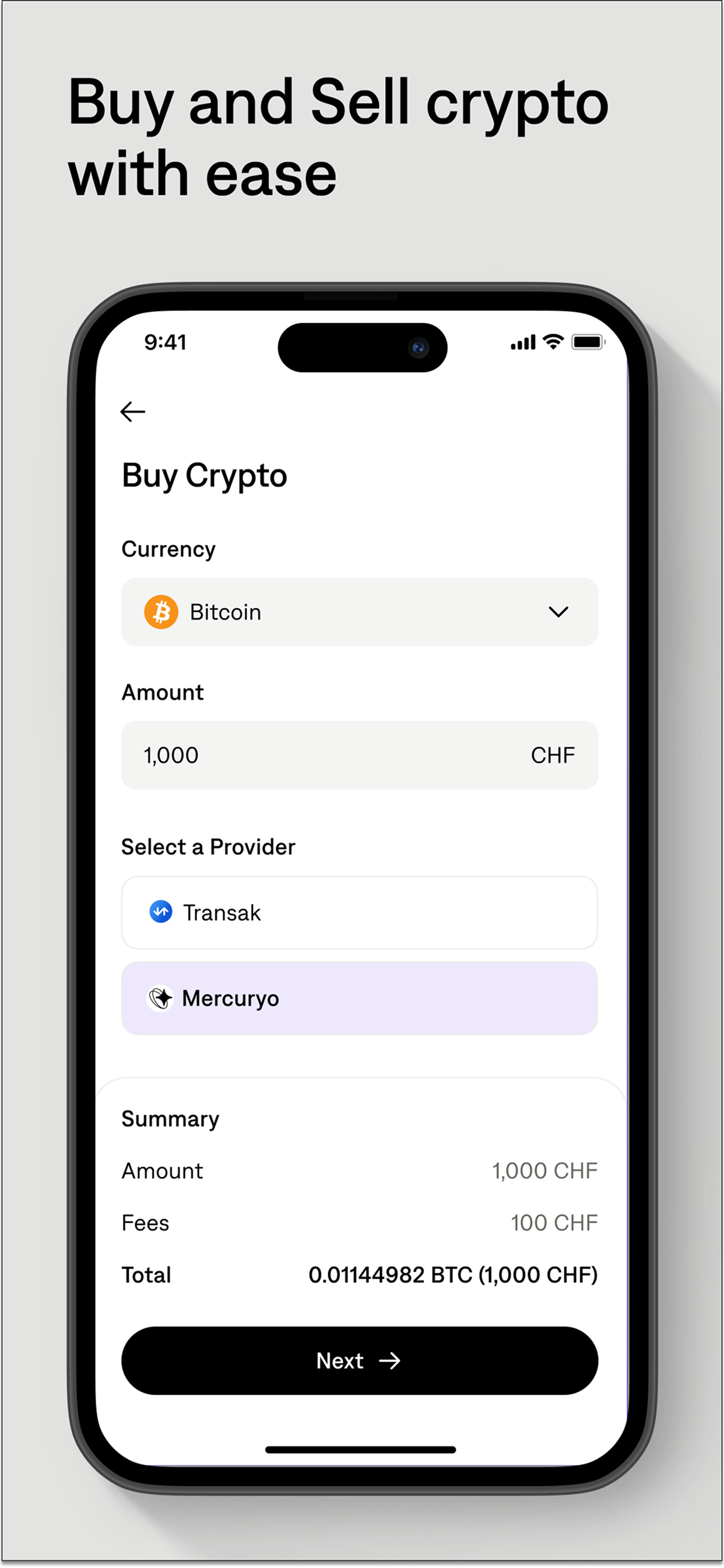 Cryptonow: Swiss Crypto Wallet screenshot 4