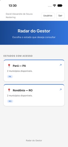 Radar do Gestor screenshot 5