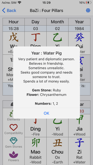Ancient Chinese Astrology Screenshot