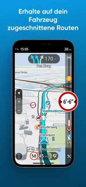 TomTom GO Expert: Lkw Navi iPhone screenshot 5