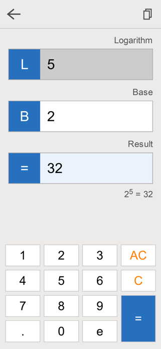 Logarithm Calculator SDG Screenshot 4 of 4