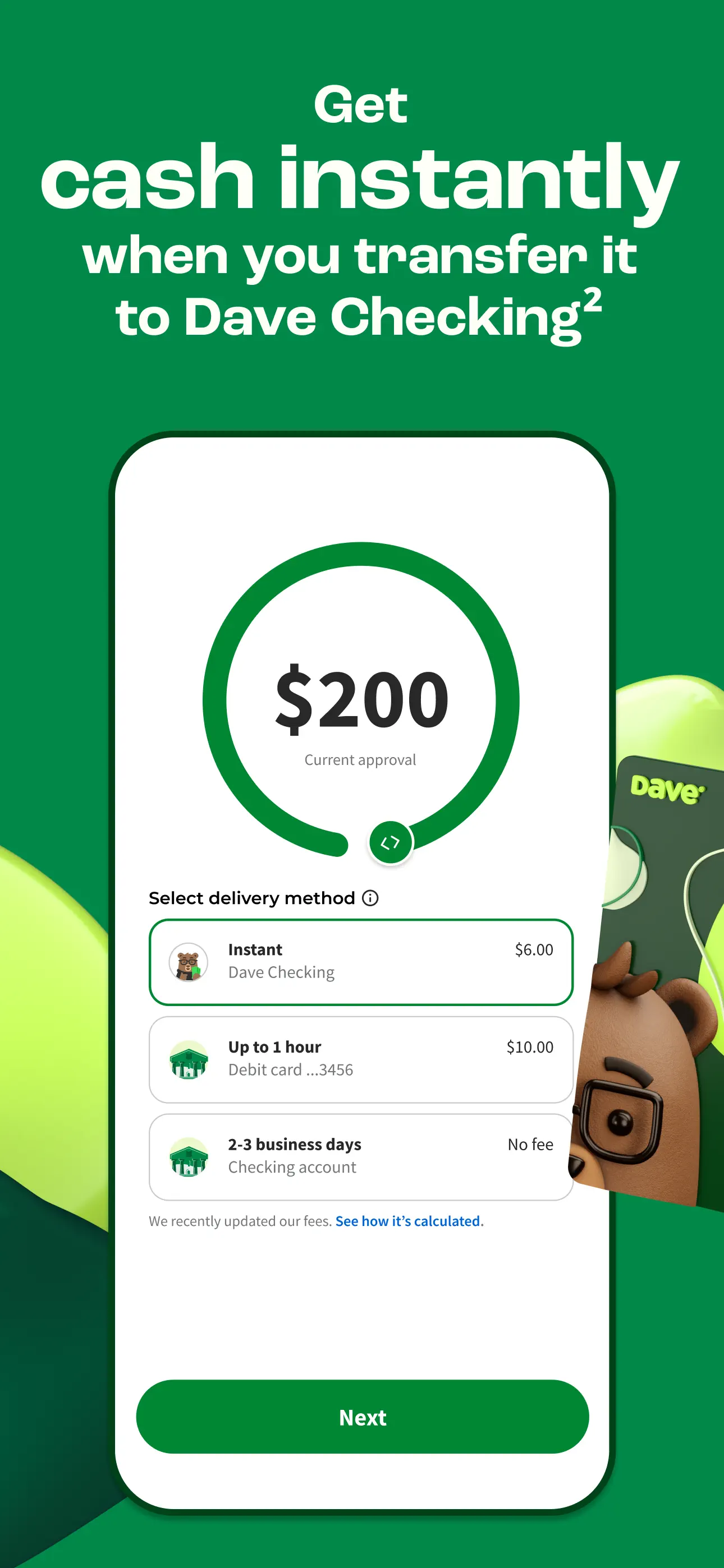 Dave: Credit, Cash & Money App screenshot 3