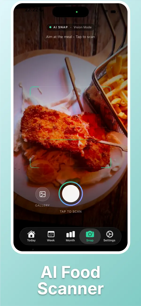 #1. AI Calorie Counter - Foodie (iOS) By: Csaba Huszar