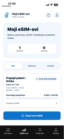 GrckaInternet eSIM Screenshot 2 of 6
