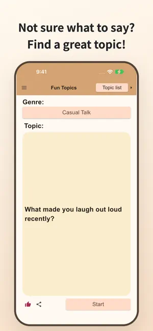 Fun Topics screenshot 1