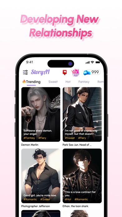 Chat with AI Boyfriend：StoryAI Screenshot