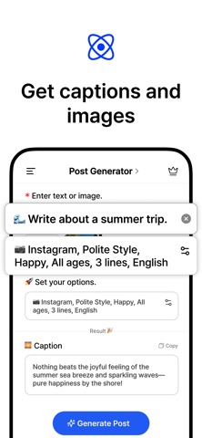 Tag AI: AI Hashtag Generator iPhone screenshot