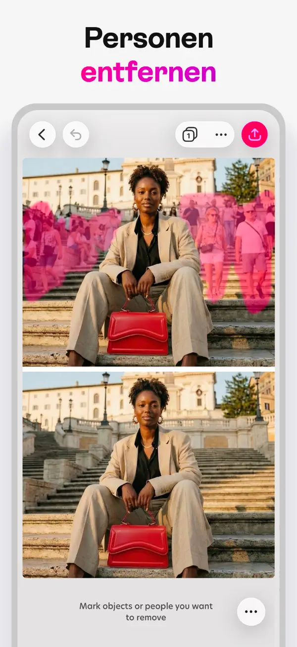 Bazaart: KI-Foto-Video-Editor iPhone App Screenshot 4 – Foto & Video