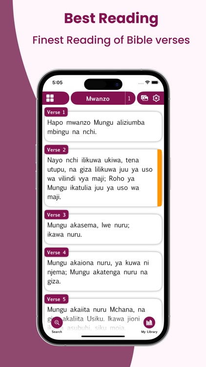 Biblia Takatifu in Swahili