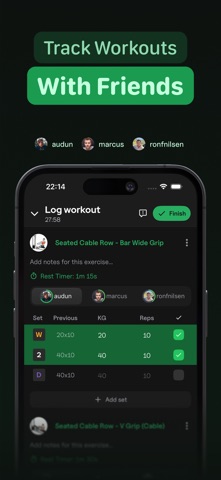 Gympal: Calorie & Gym Tracker Screenshot 2 of 6