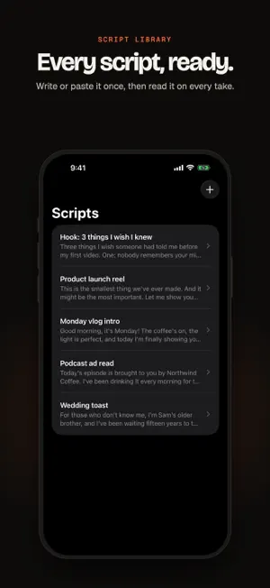Teleprompter: Float & Record screenshot 4
