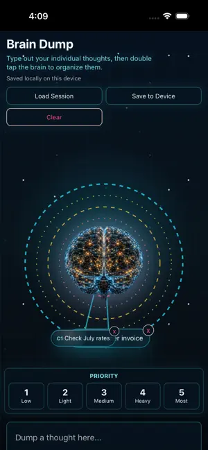 TODO Brain Dump screenshot 2