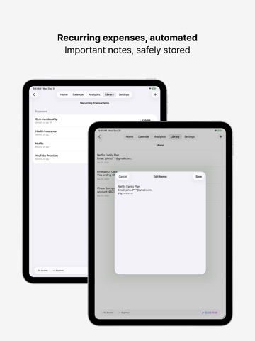 Hey Money – AI Budget Tracker iPad screenshot