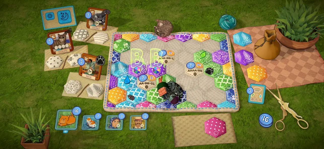 #1. Quilts and Cats of Calico (iOS) Door: Monster Couch