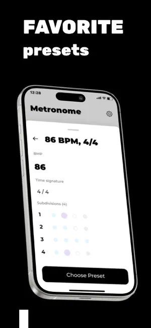 Pro Tuner Tempo Metronome screenshot 4