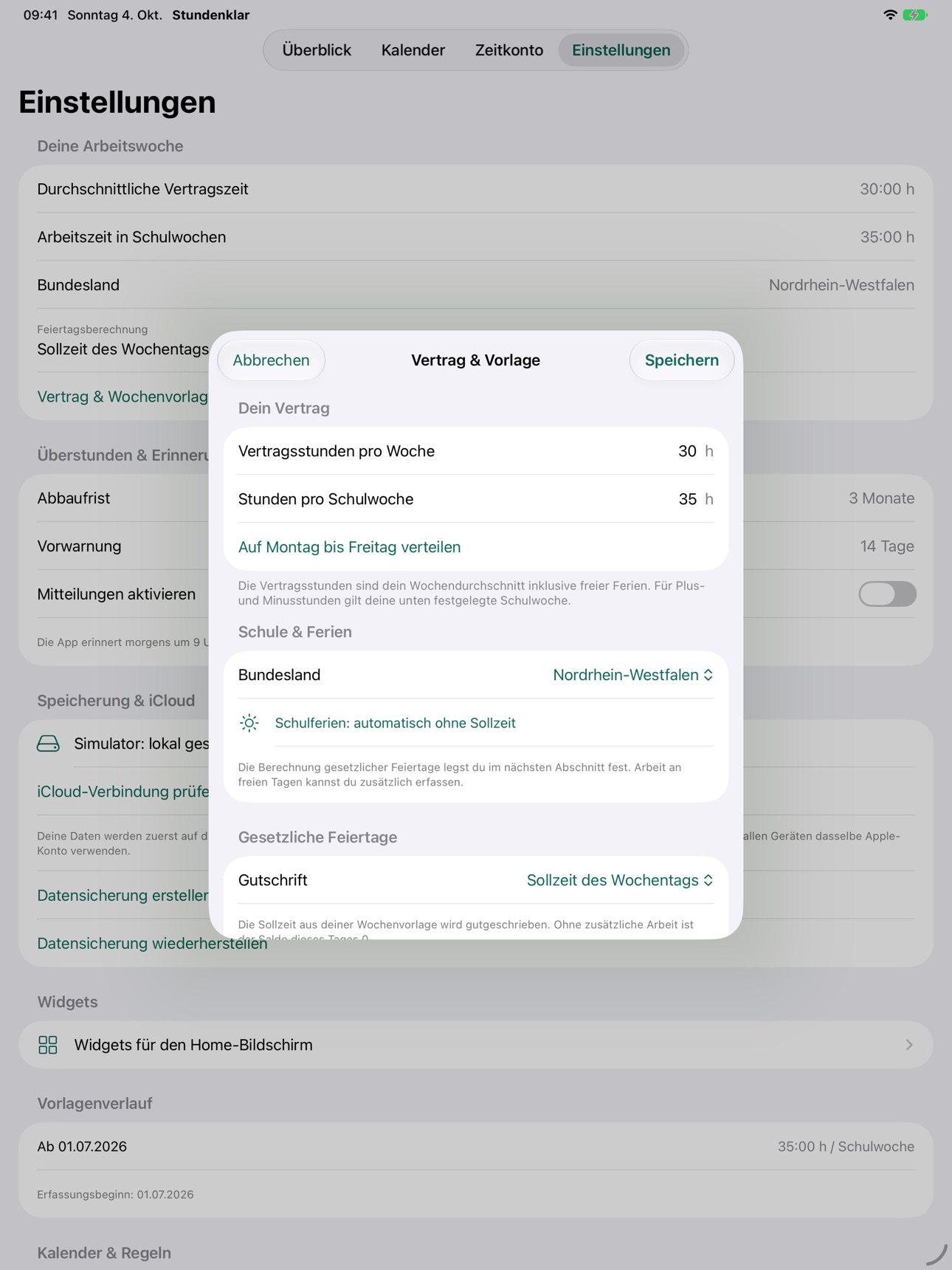 Screenshot 9 of Stundenklar