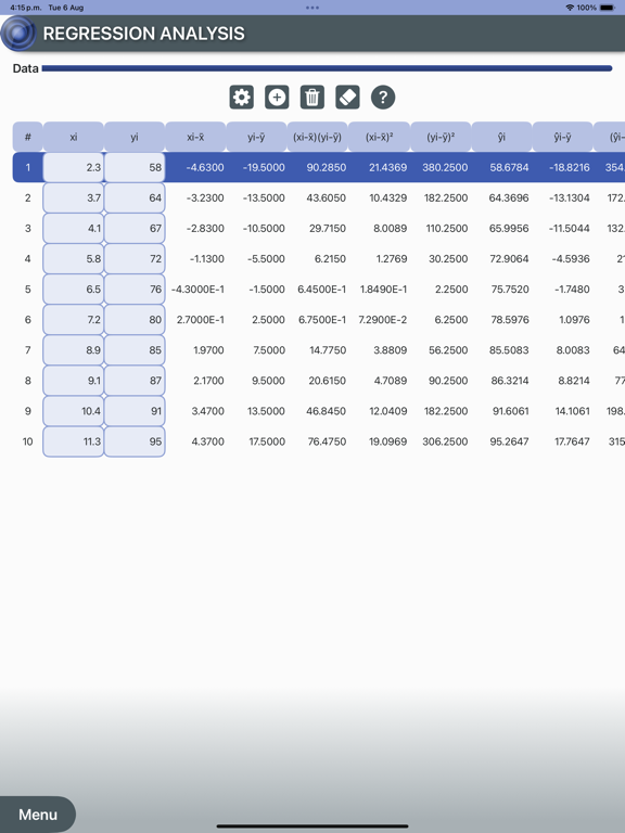 Screenshot #4 pour Regression Analysis