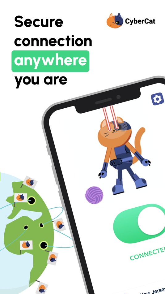 #1. CyberCat VPN: Secure & Private (macOS) بواسطة: Smooth