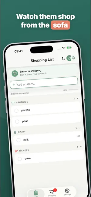 JibJib: Shared Grocery List screenshot 2
