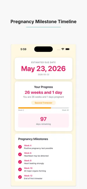 Due Date Calc: Baby Arrival screenshot 3
