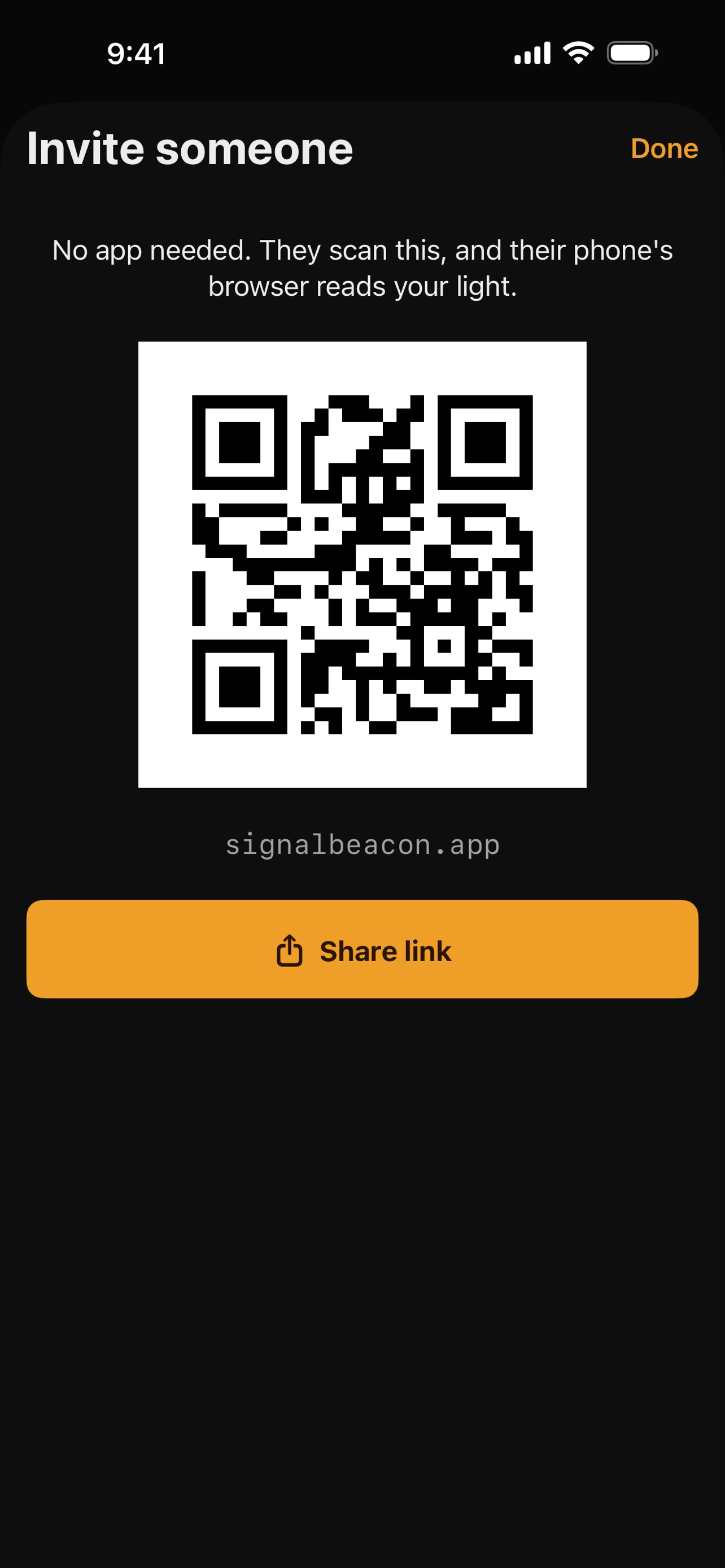 Screenshot 2 of Signal Beacon