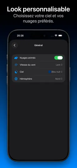 Capture d'écran de Mooncast sur iPhone 5