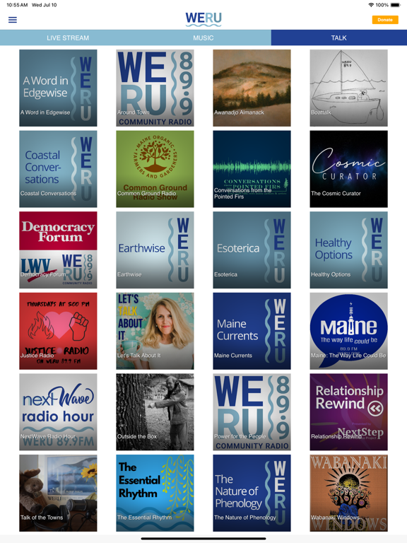 Screenshot #6 pour WERU Community Radio App