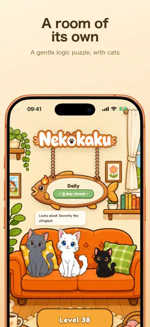 Nekokaku: Cat Logic Puzzle screenshot 1