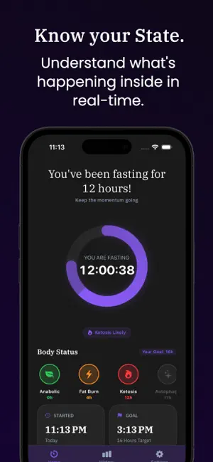 Vazio: Simple Fasting Tracker screenshot 3