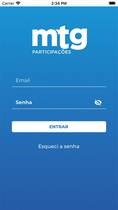 App MTG Participações Screenshot