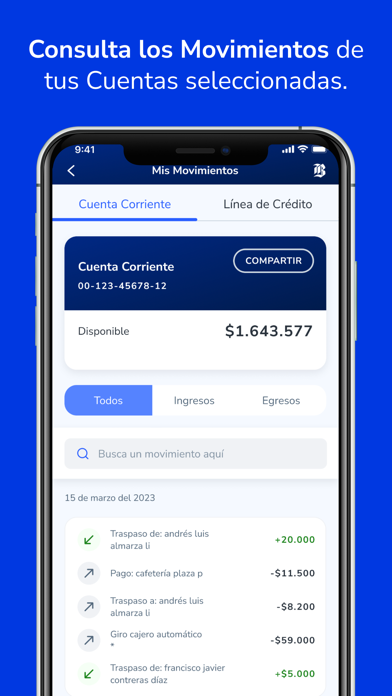 Mi Banco Chile Screenshot