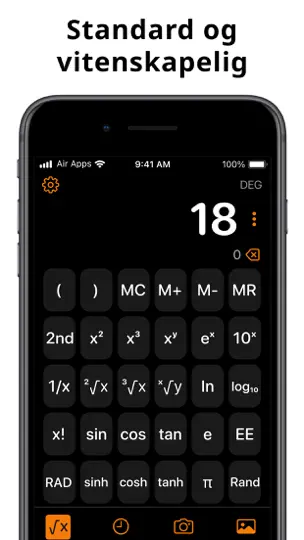 Kalkulator Air iPhone-skjermbilde 5