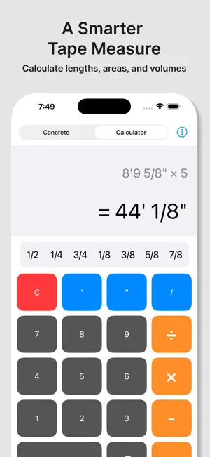 Concrete Calculator: Slab screenshot 3