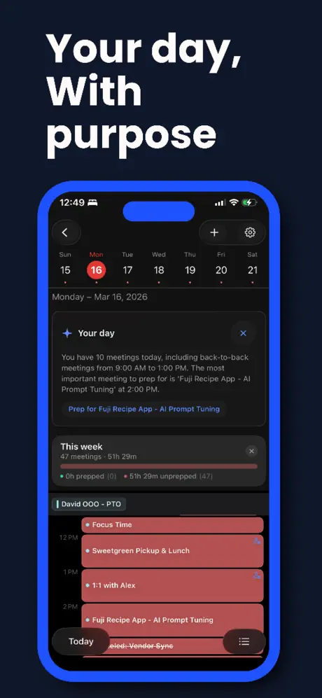 Intent - 商务日历  - 会前准备应用截图