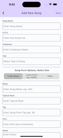 Alto Song Form Screenshot 3 of 6