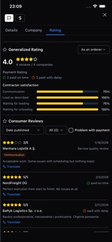 PickUp2 – Freight Exchange screenshot