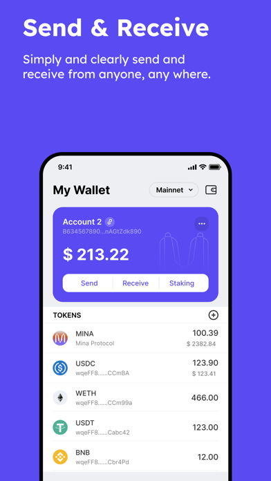 Auro Wallet screenshot