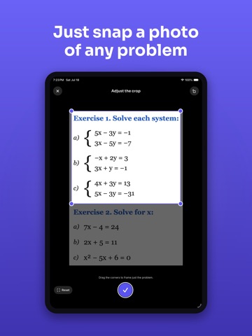 AI Math: Scan & Solver iPad screenshot