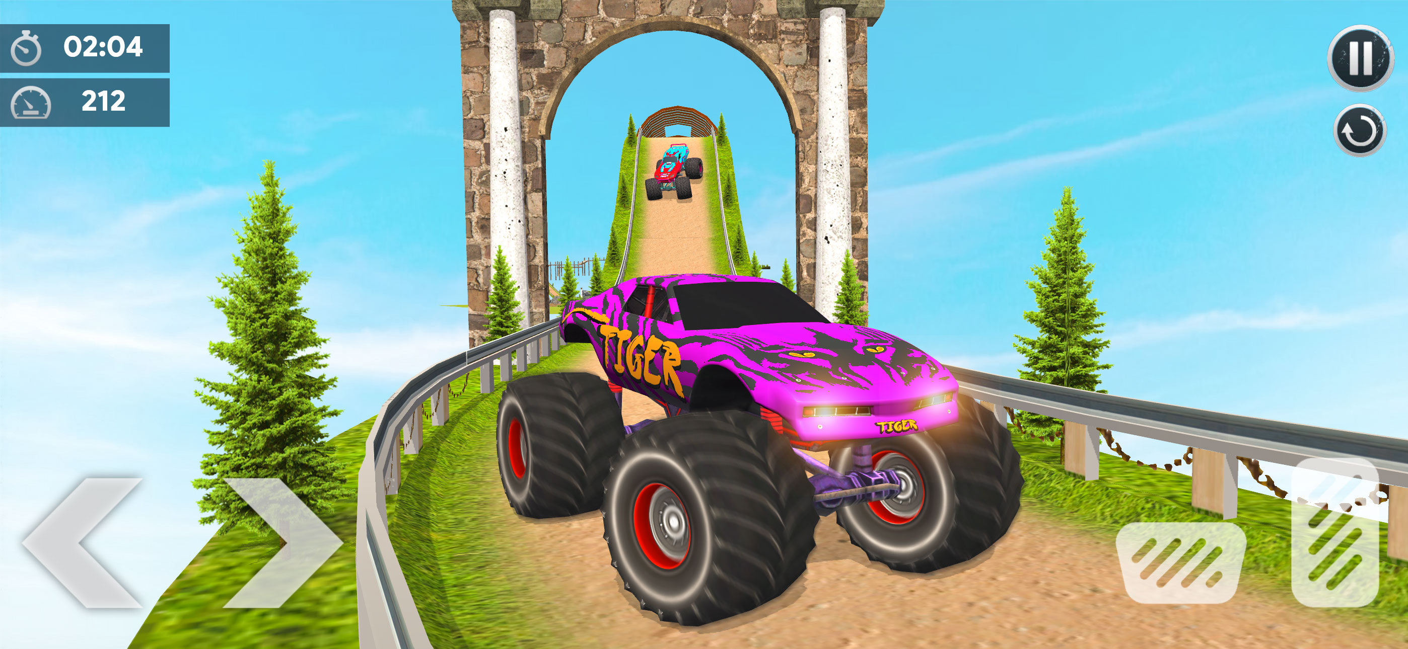 Mega Monster Truck Driving