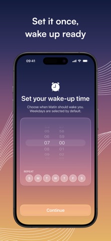 Matin: AI Voice Alarm screenshot