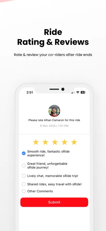 sRide - Carpool & Taxipool screenshot 6 of 6
